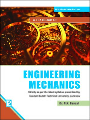 cover image of A Textbook of Engineering Mechanics